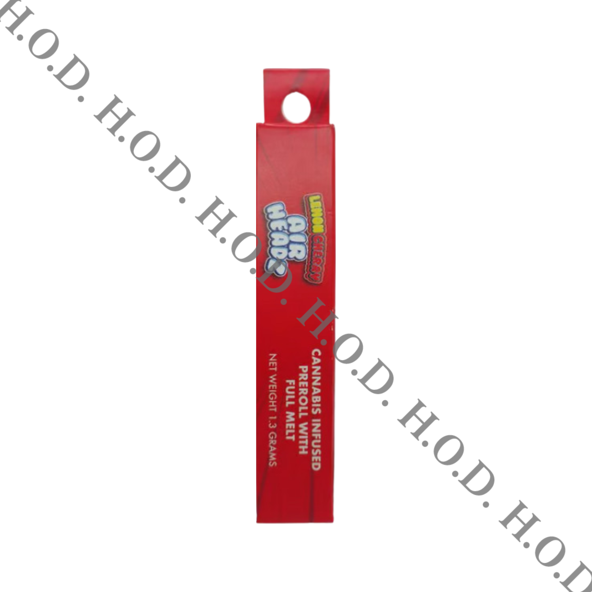 Photograph of product: Clout King Lemon Cherry Airheadz Full Melt Infused Pre-Roll 1.3g