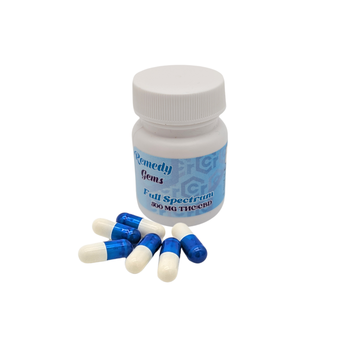Photograph of product: Coastal Remedies Capsules 1:1 TH-oui + CBD 500 MG