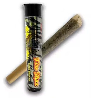 Photograph of Product: SIMPLER DAZE TIGER BREATH FIRE STYXX INFUSED PREROLL 1G