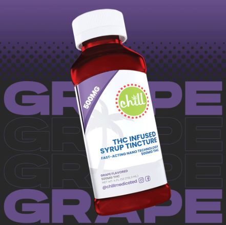 Photograph of product: CHILL - Grape Syrup Nano Syrup Tincture Nano (500mg)