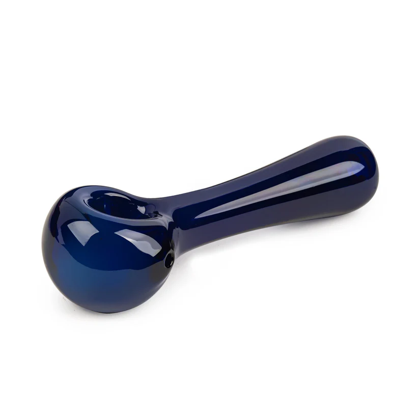 Photograph of product: Red Eye Glass 4.5" Spoon Hand Pipe - Blue