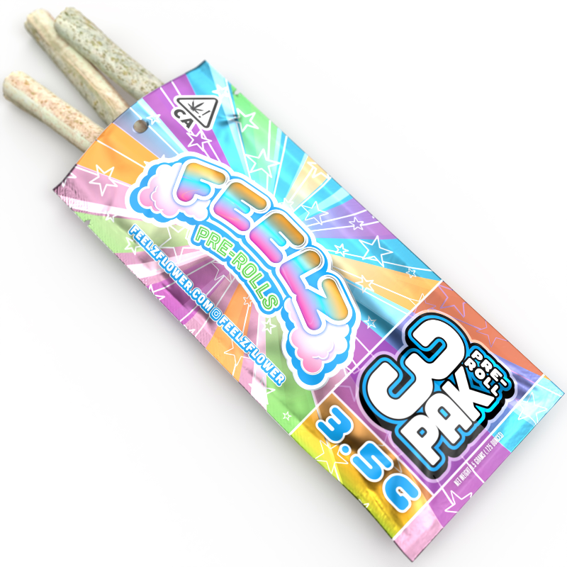 Photograph of product: Feelz l Xenon Pre Roll l 3pk l 3.75g