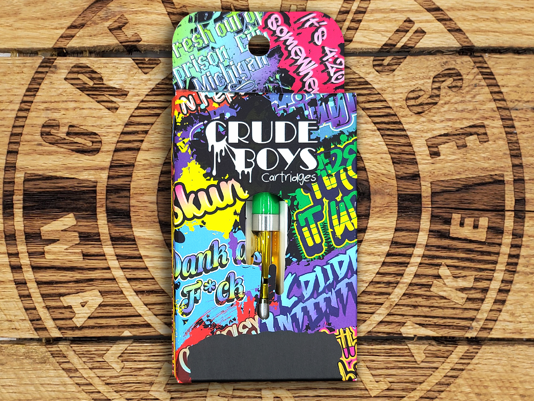 Photograph of product: Crude Boys | Hippie Crack | 1g Cart