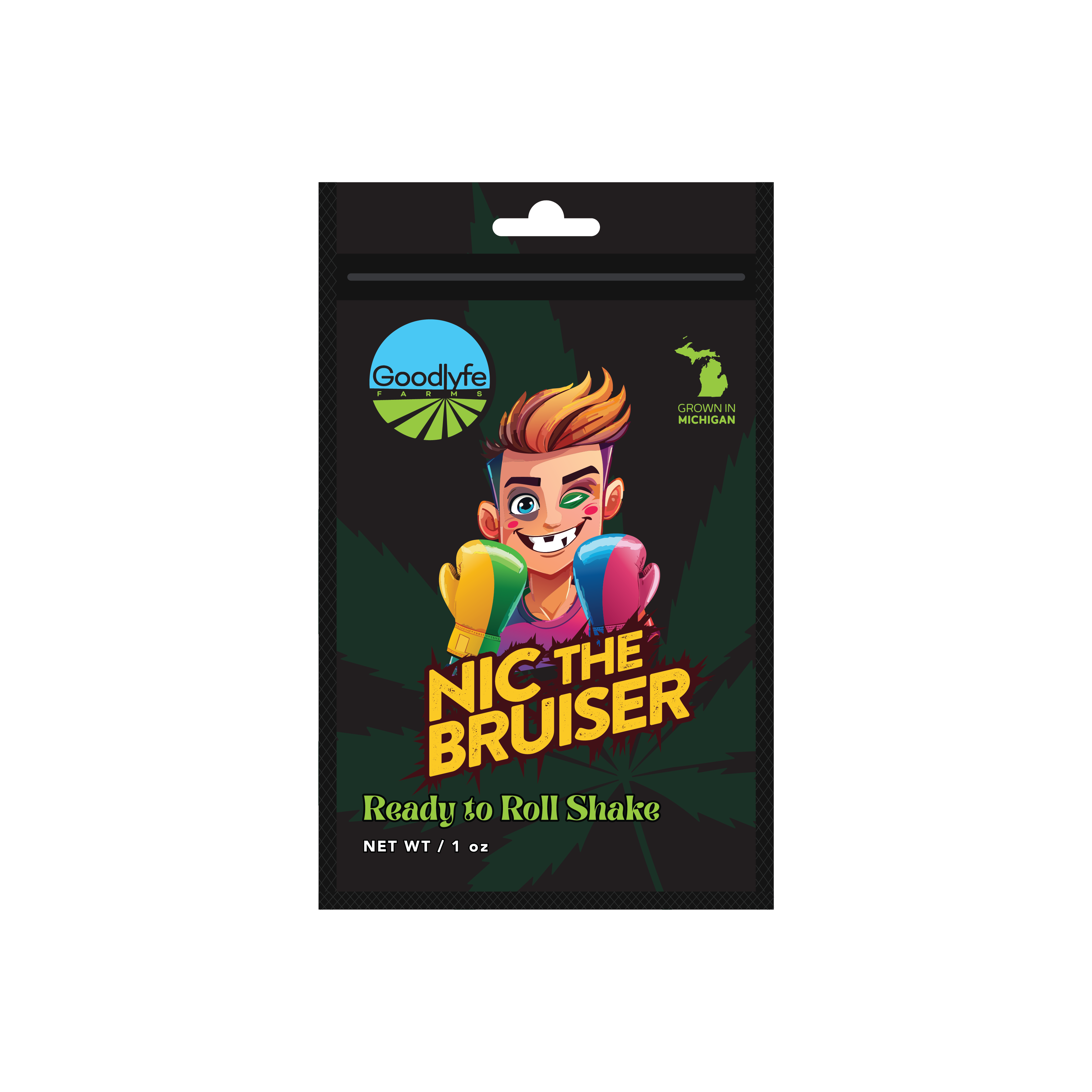 Photograph of product: Nic The Bruiser | Goodlyfe | Pre-Packaged Ground Flower - 28g