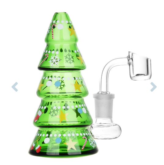 Photograph of product: Jolly Holiday Tree Glass Rig