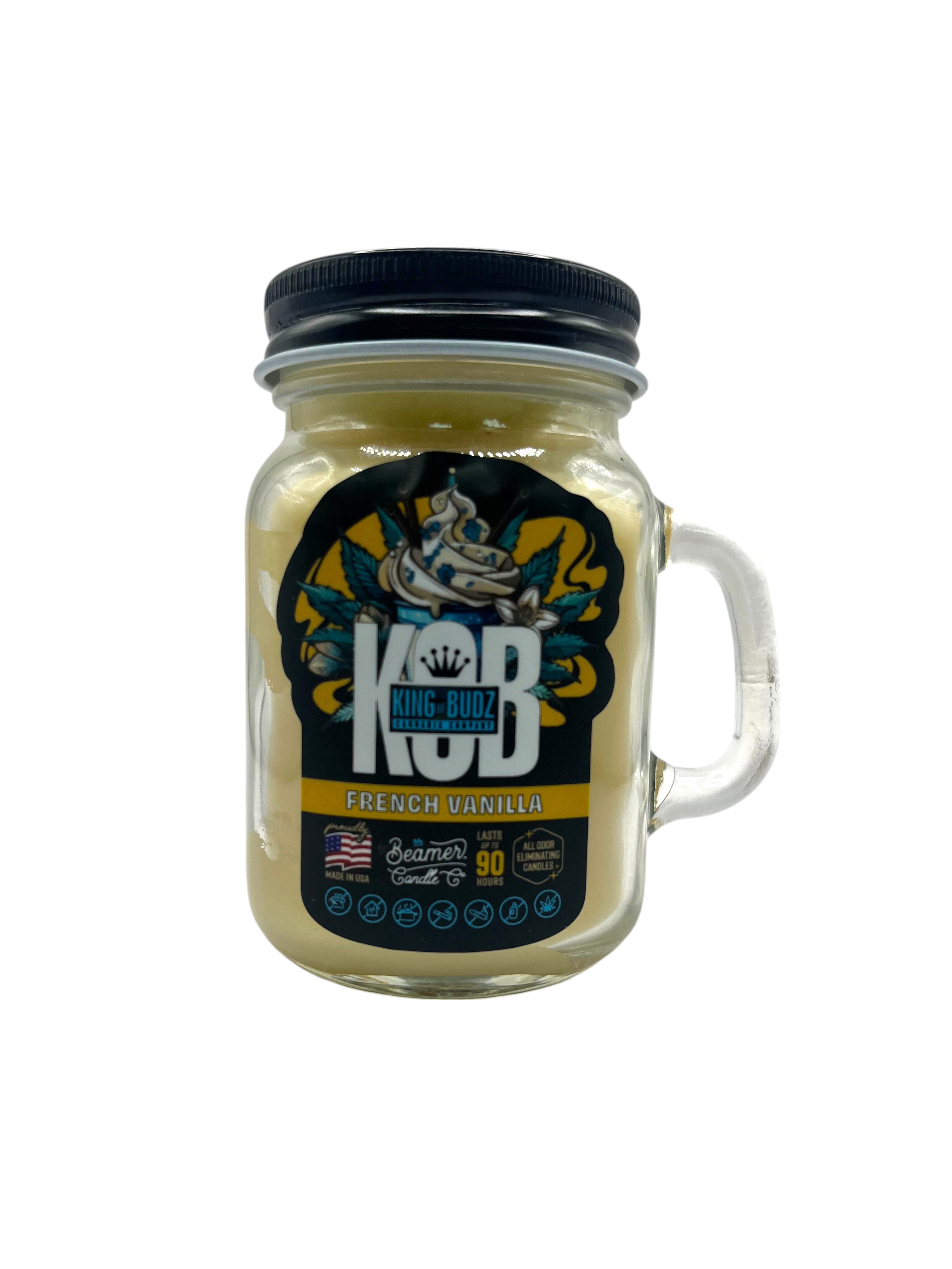 Photograph of product: King Of Budz Mini Candle - Ol' Fashion French Vanilla