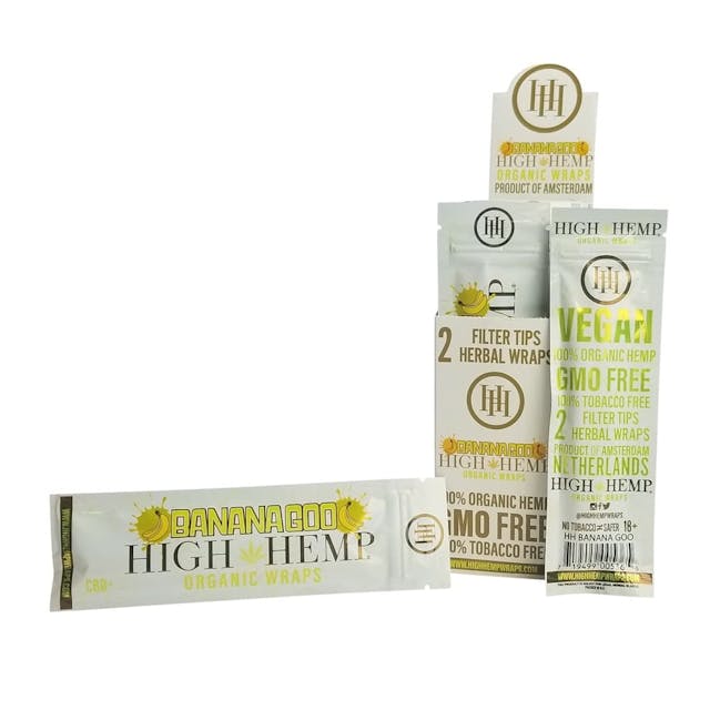 Photograph of product: High Hemp Banana Goo Organic Hemp Wrap - 