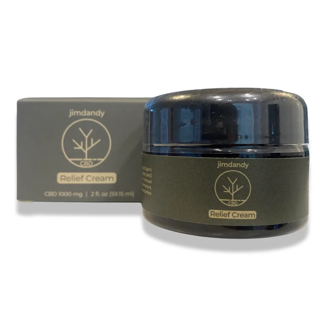 Photograph of Product: Jimdandy CBD Relief Cream 2oz
