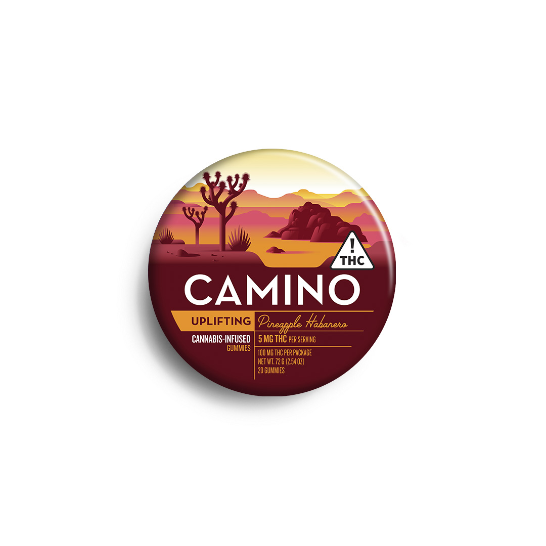 Photograph of product: Camino Pineapple Habanero Gummies 5mg 20pk