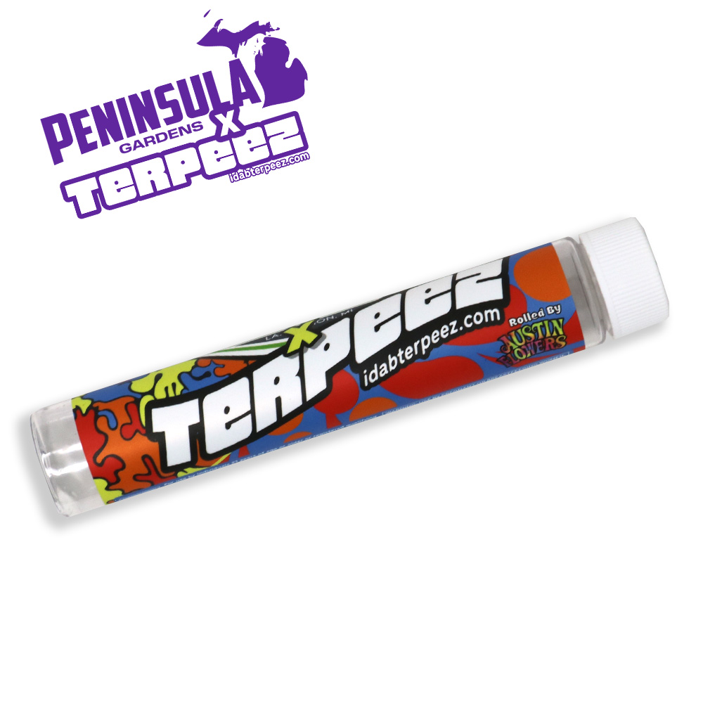 Photograph of product: Terpeez x Peninsula Gardens - Runtz Hand-Roll 1.5g