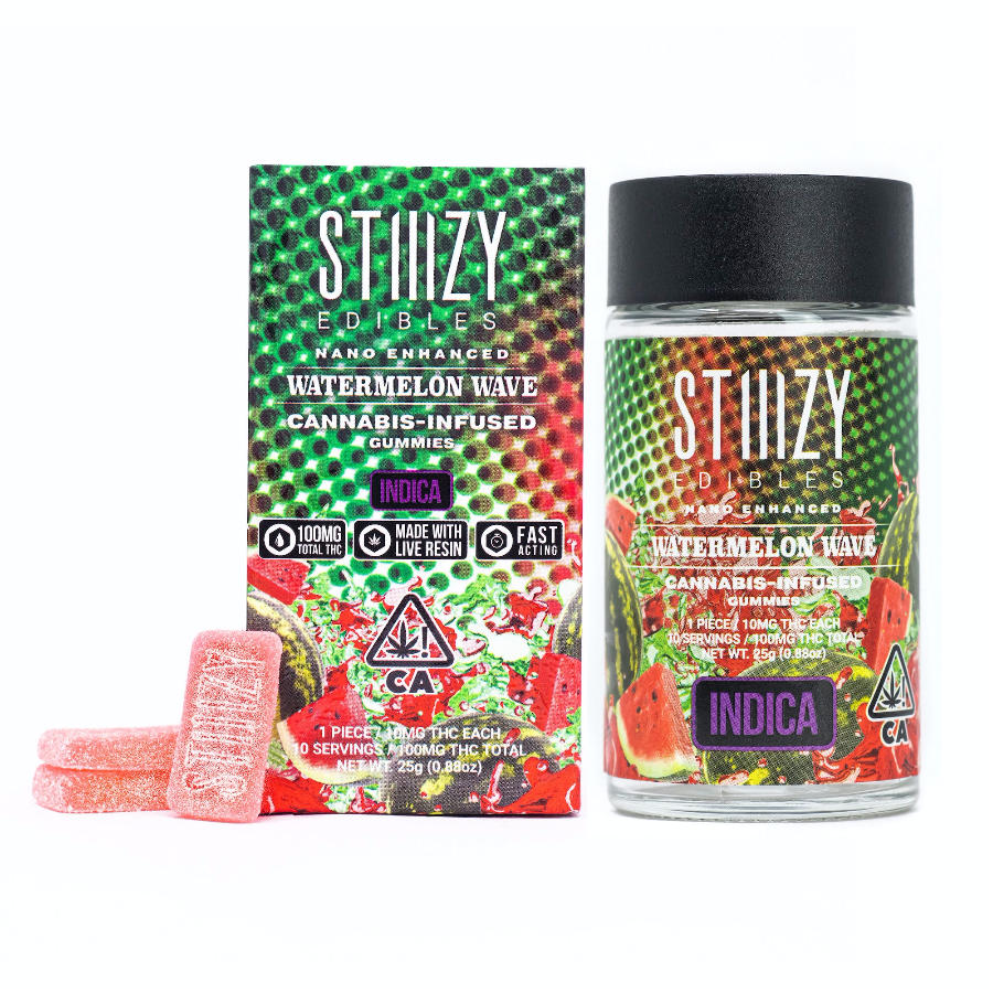 Photograph of product: Stiiizy Gummies Oui'd Watermelon Wave 100mg