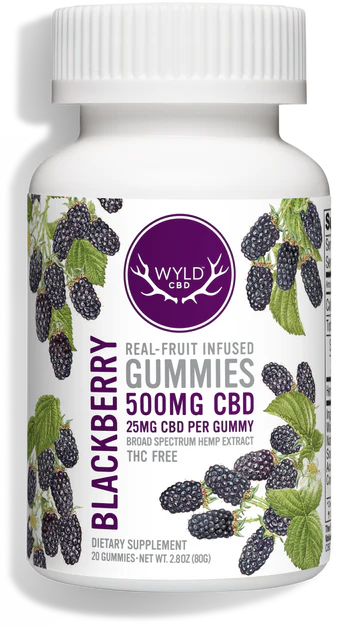 Photograph of product: Wyld CBD Blackberry Gummies CBD