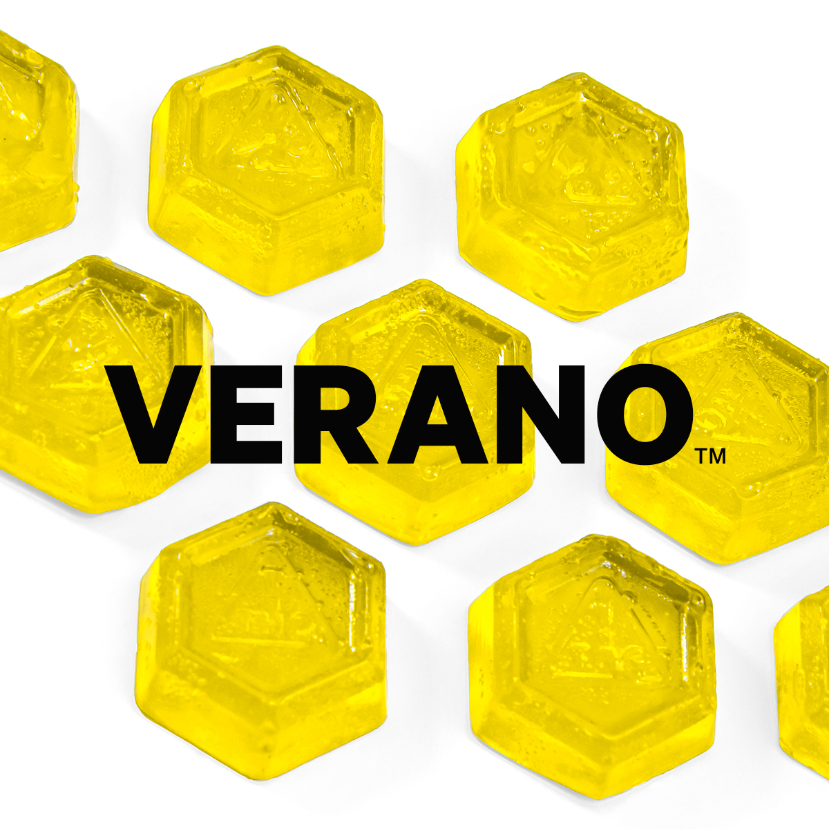 Photograph of product: Verano | Sweet Lozenges | Lemonade [10pk] (100mg) (H)