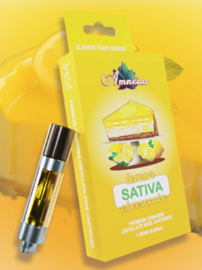 Photograph of product: Amnesia: Lemon CheeseCake 510 Vape