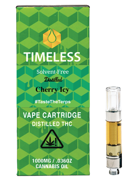 Photograph of Product: TIMELESS 1G CHERRY ICY CARTRIDGE
