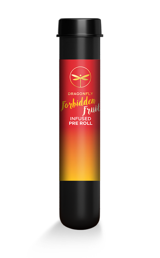 Photograph of product: Dragonfly Forbidden Fruit Infused Preroll Rec