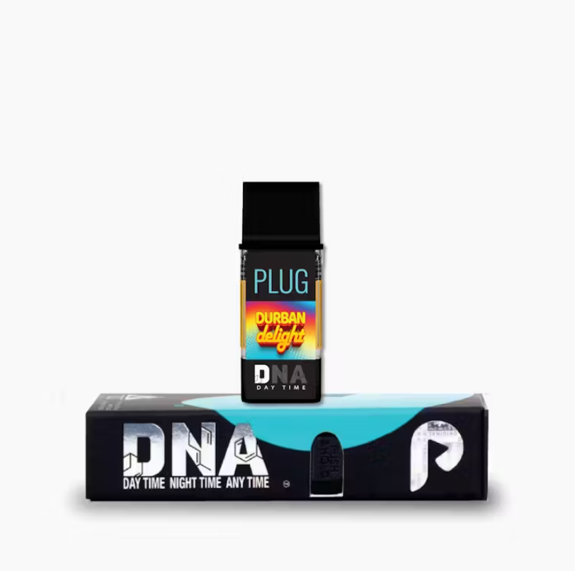 Photograph of product: PLUGPLAY - Cartridge - Durban Delight - DNA - Pod - 1G