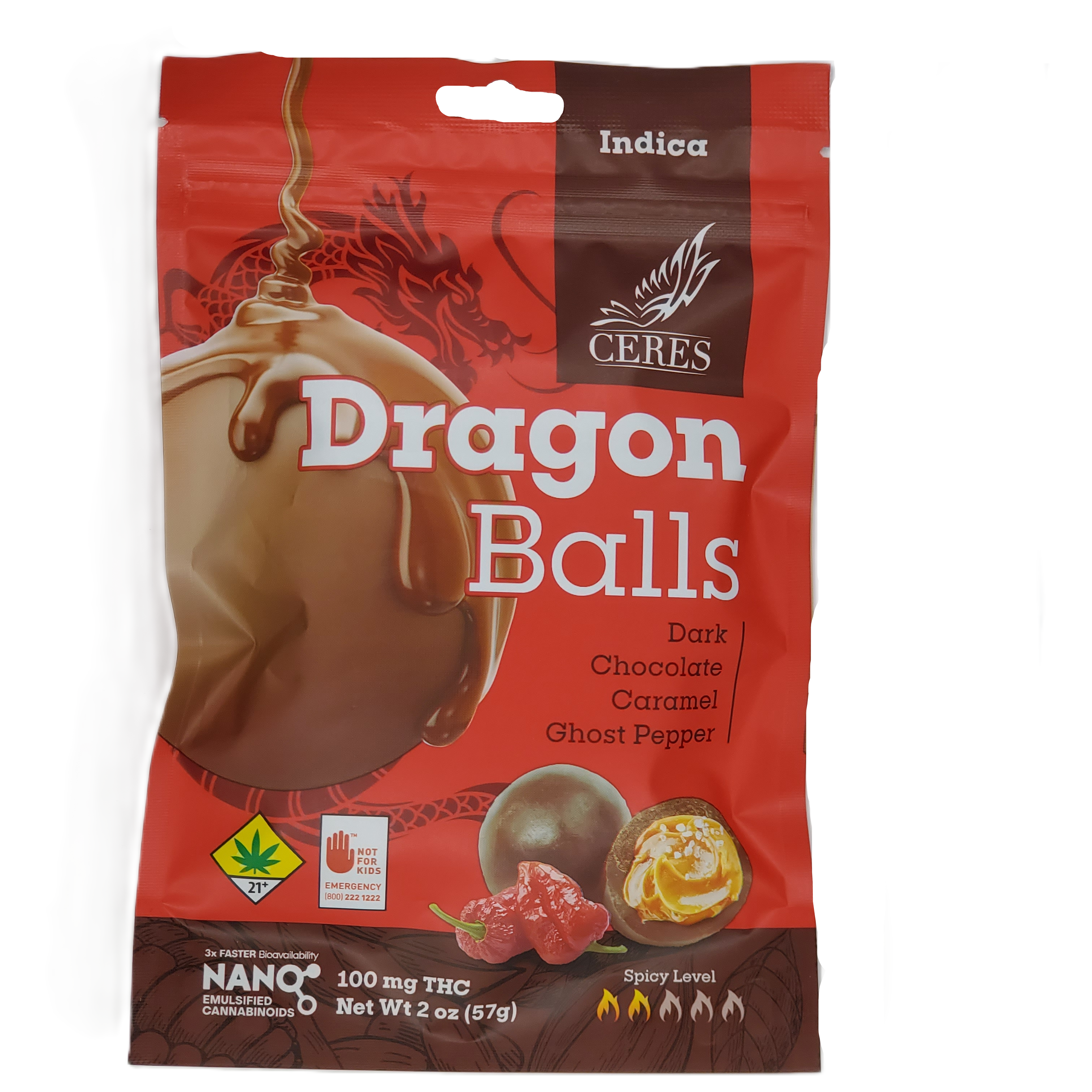 Photograph of product: Ceres ChocoBalls Oui'd Dragon Balls 10pk 100mg