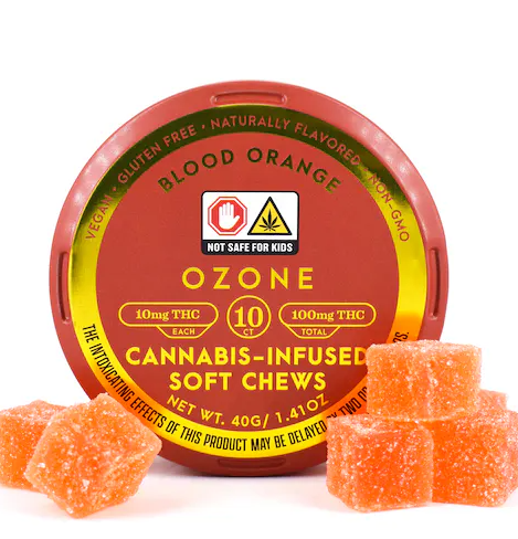 Photograph of product: [REC] Ozone | Blood Orange | 100mg Soft Chews