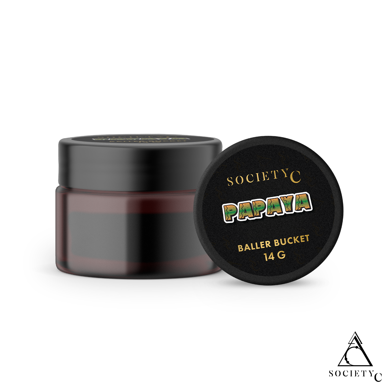 Photograph of product: Society C - Baller Bucket Badder 14g - Papaya