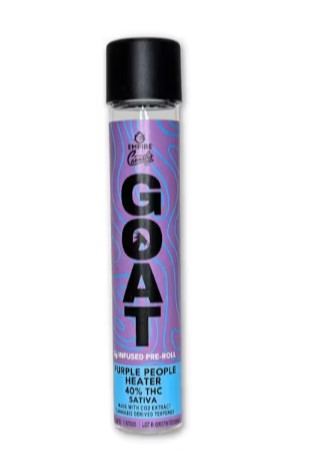 Photograph of product: Empire Hemp Co. | Purple People Heater GOAT Infused Pre-Roll
