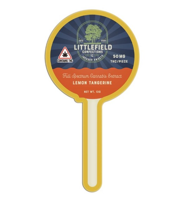 Photograph of Product: Lemon Tangerine 50mg Lollipop