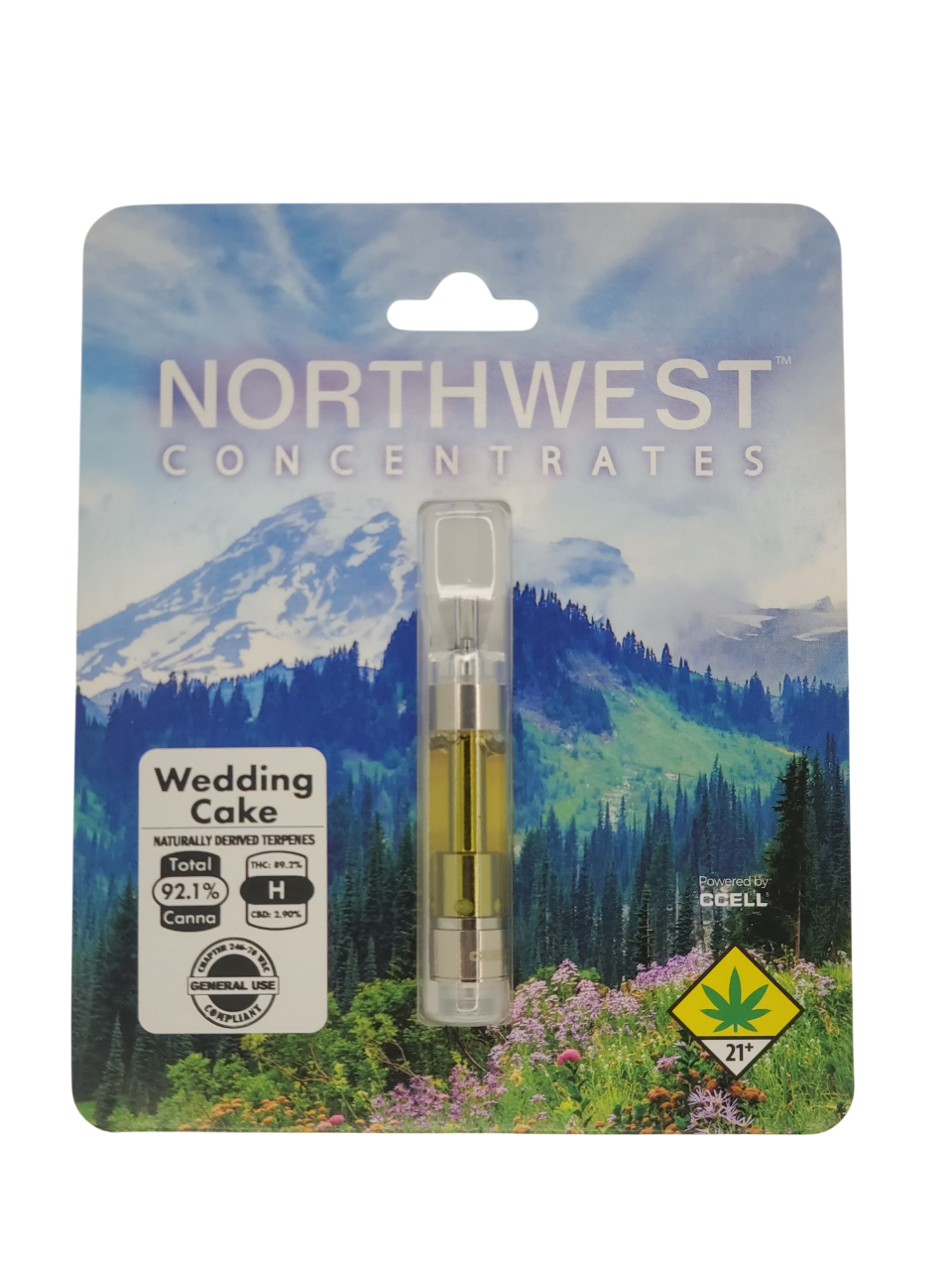 Photograph of product: Northwest Concentrates VAPE Wedding Cake Cart 1g