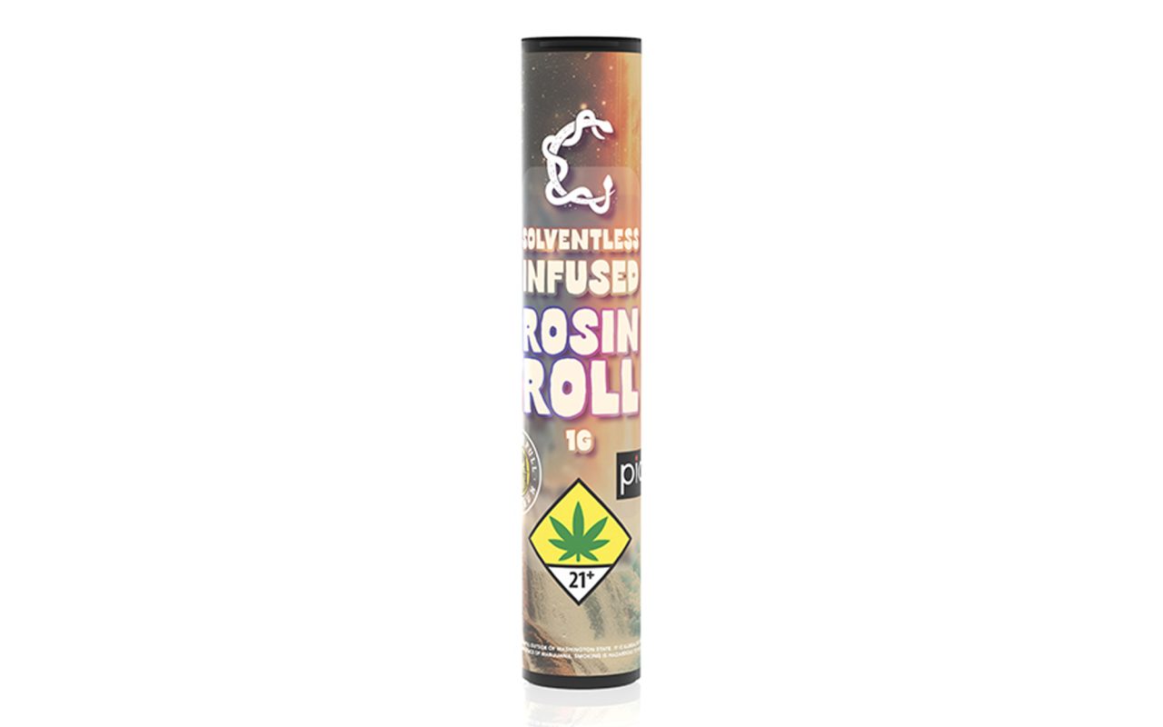 Photograph of product: Medellin/Strawnana Infused Rosin Rolo | 1g
