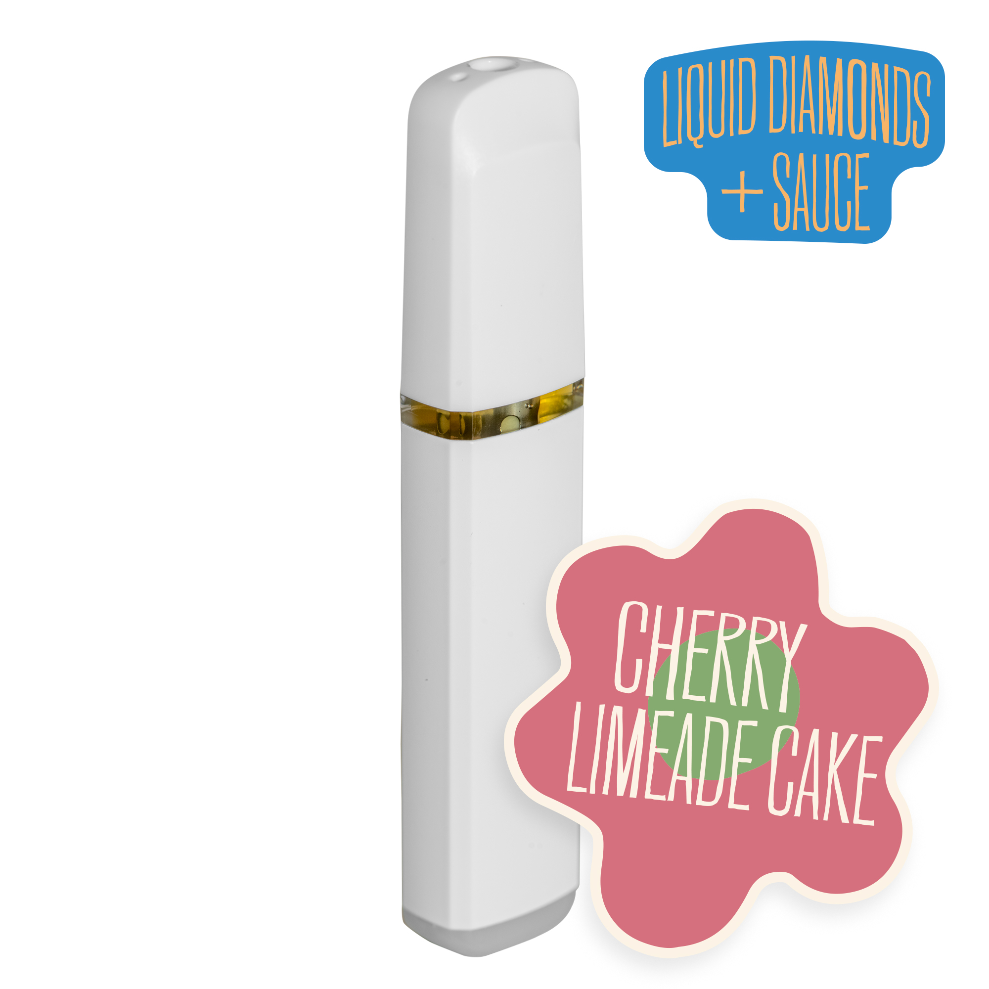 Photograph of product: Cherry Limeade Cake Liquid Diamonds and Sauce Disposable Vape