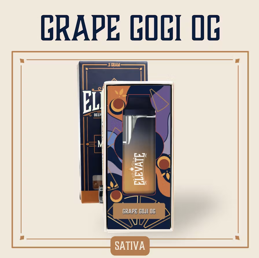 Photograph of product: Elevate - Min-E-Bar - Grape Goji OG (S) - 1g