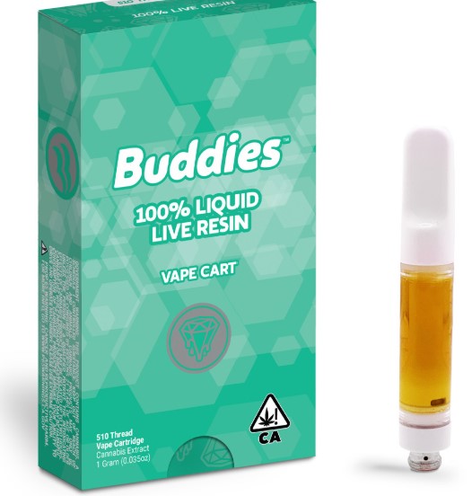 Photograph of product: Grape Pie Live Resin - Cartridge - Buddies