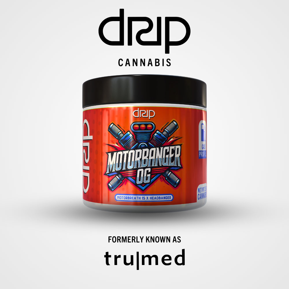 Photograph of product: (DRIP) Top-Shelf Flower 7g (Motorbanger OG)