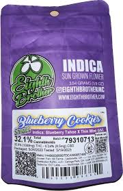 Photograph of product: Eighth Brother - Flower - Blueberry Cookies - 3.5G