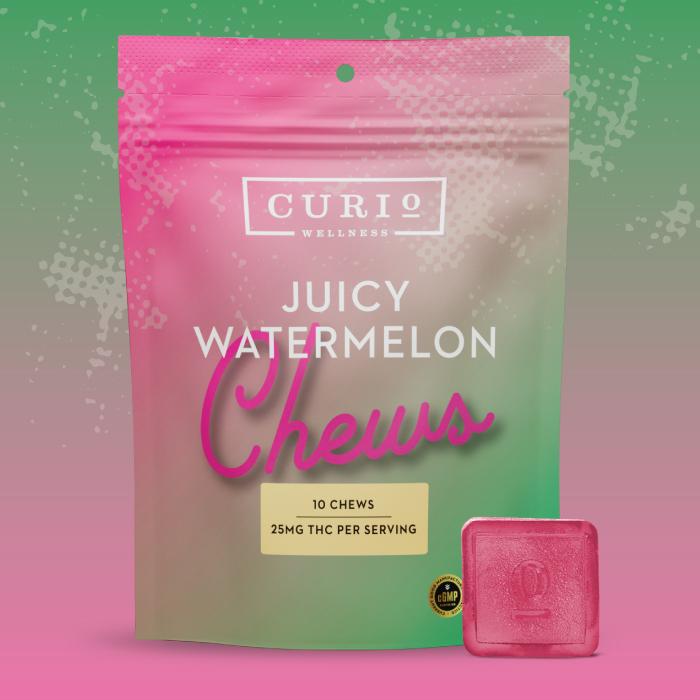 Photograph of product: Juicy Watermelon - Gummies - 10pk - 250mg
