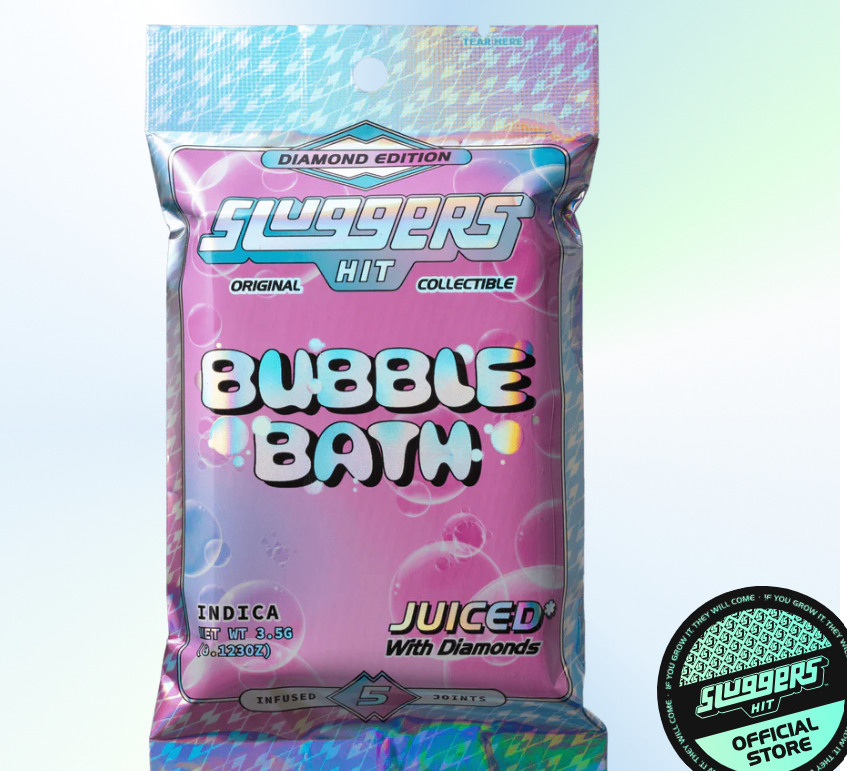 Photograph of product: Sluggers Bubble Bath 0.7g 5pk Infused Joint