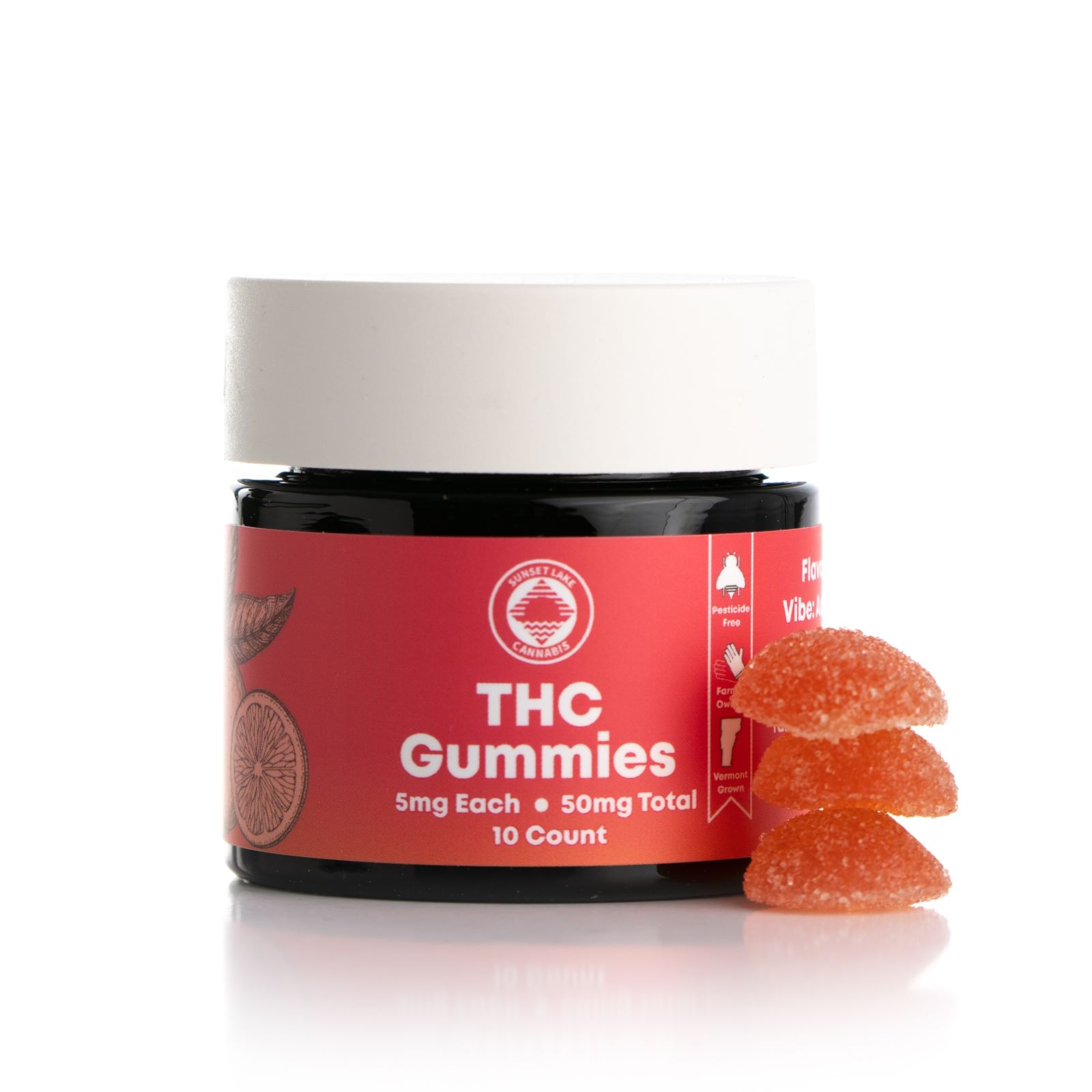 Photograph of product: Sunset Lake | TH-oui Citrus Gummies 20ct