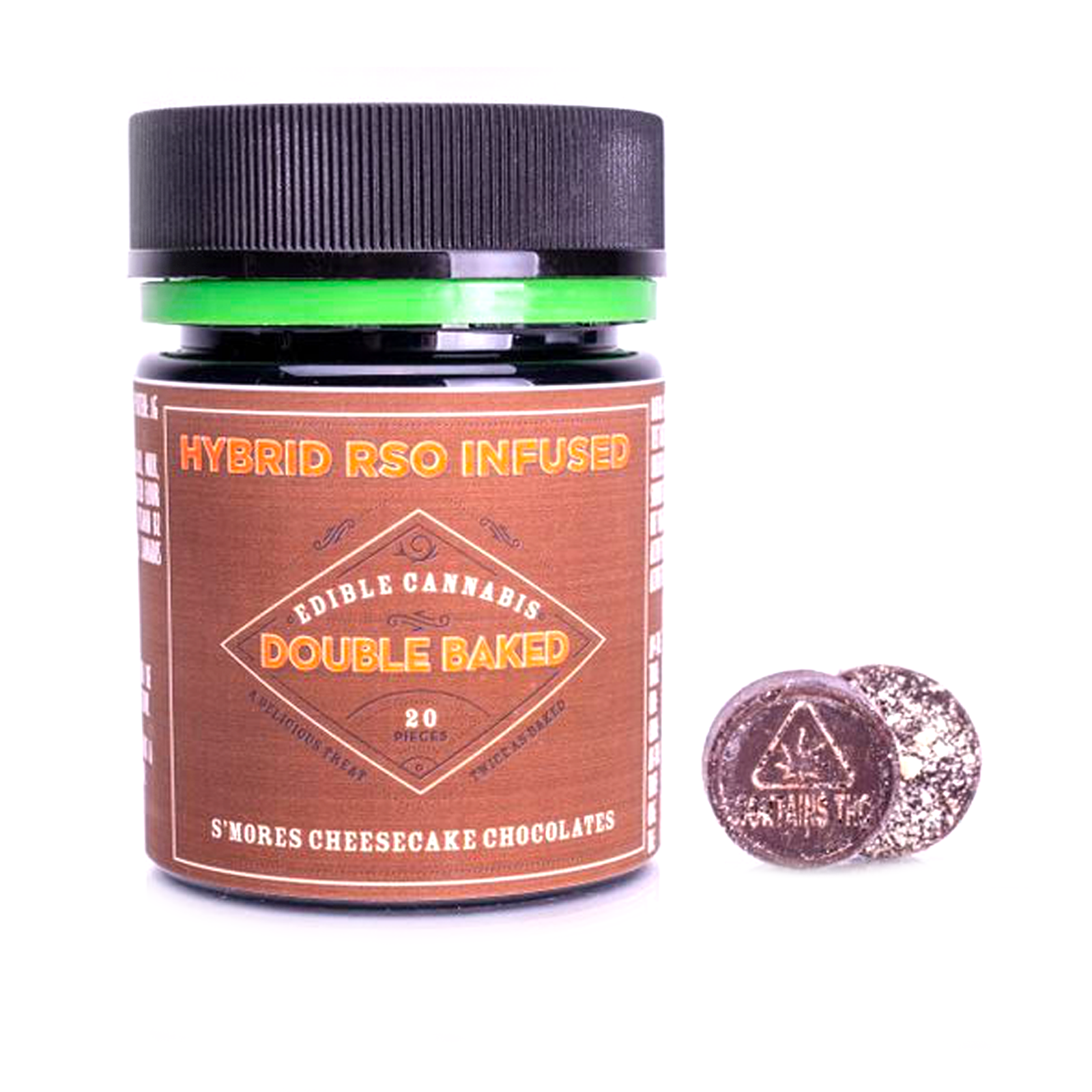 Photograph of product: S'Mores Cheesecake Chocolates | 20-Pack - Fast Acting