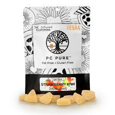 Photograph of product: PC Pure - Gummies - Strawberry Kiwi - 200MG
