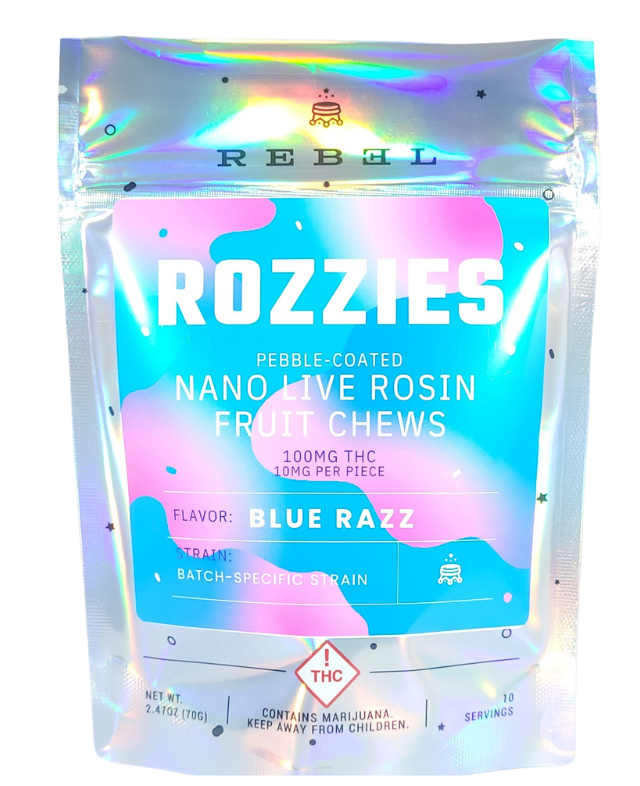 Photograph of product: Rozzies- Live Rosin: Blue Razz