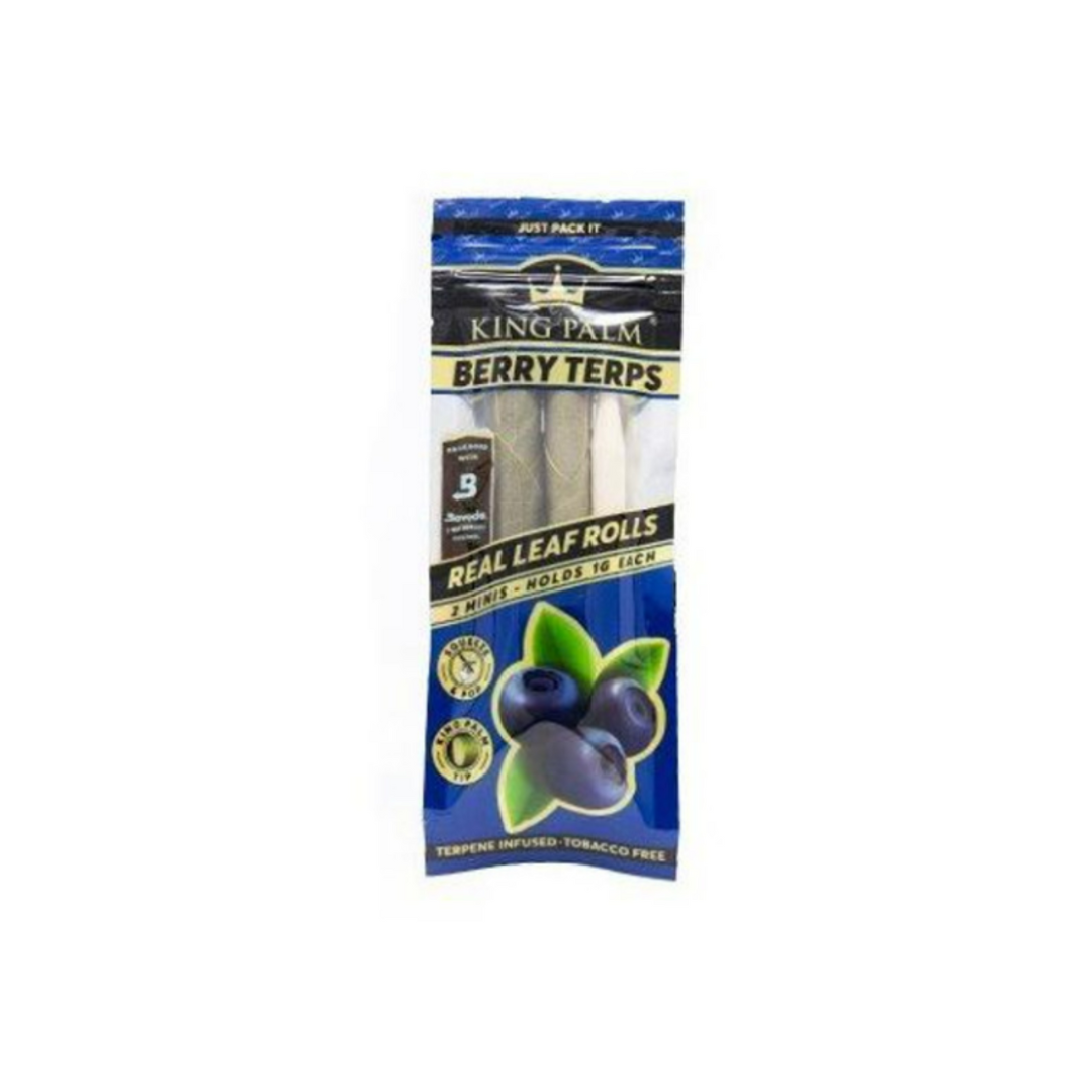 Photograph of product: King Palm - Slim Wraps - Berry Terps (2ct)