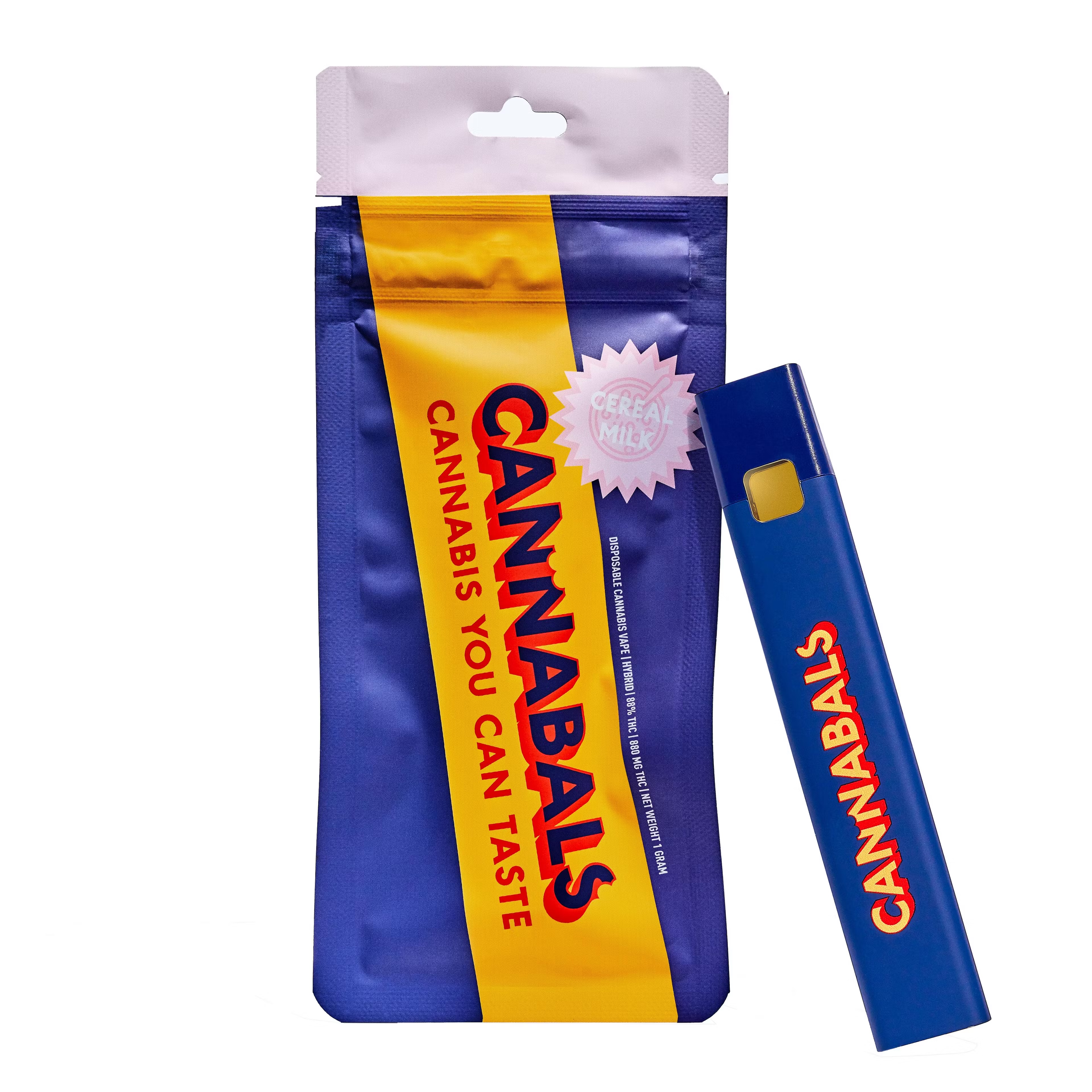 Photograph of product: Cannabals | Vape | Cereal Milk | Hybrid