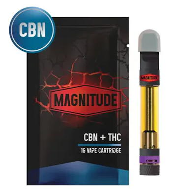 Photograph of product: PC Magnitude Roasted Garlic Margy-CBN (4:1) Cartridge - 7501