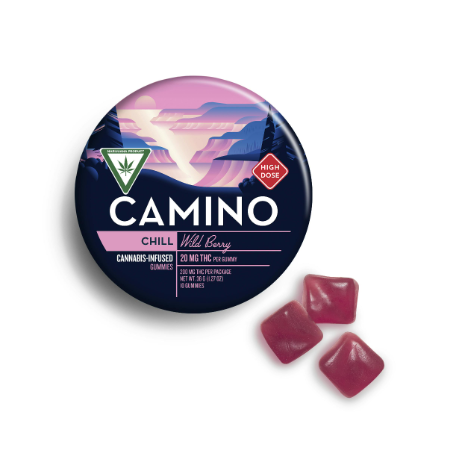 Photograph of product: CAMINO WILD BERRY GUMMIES 200MG