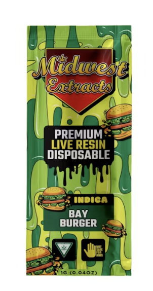 Photograph of product: Bay Burger | 1G Live Resin Disposable