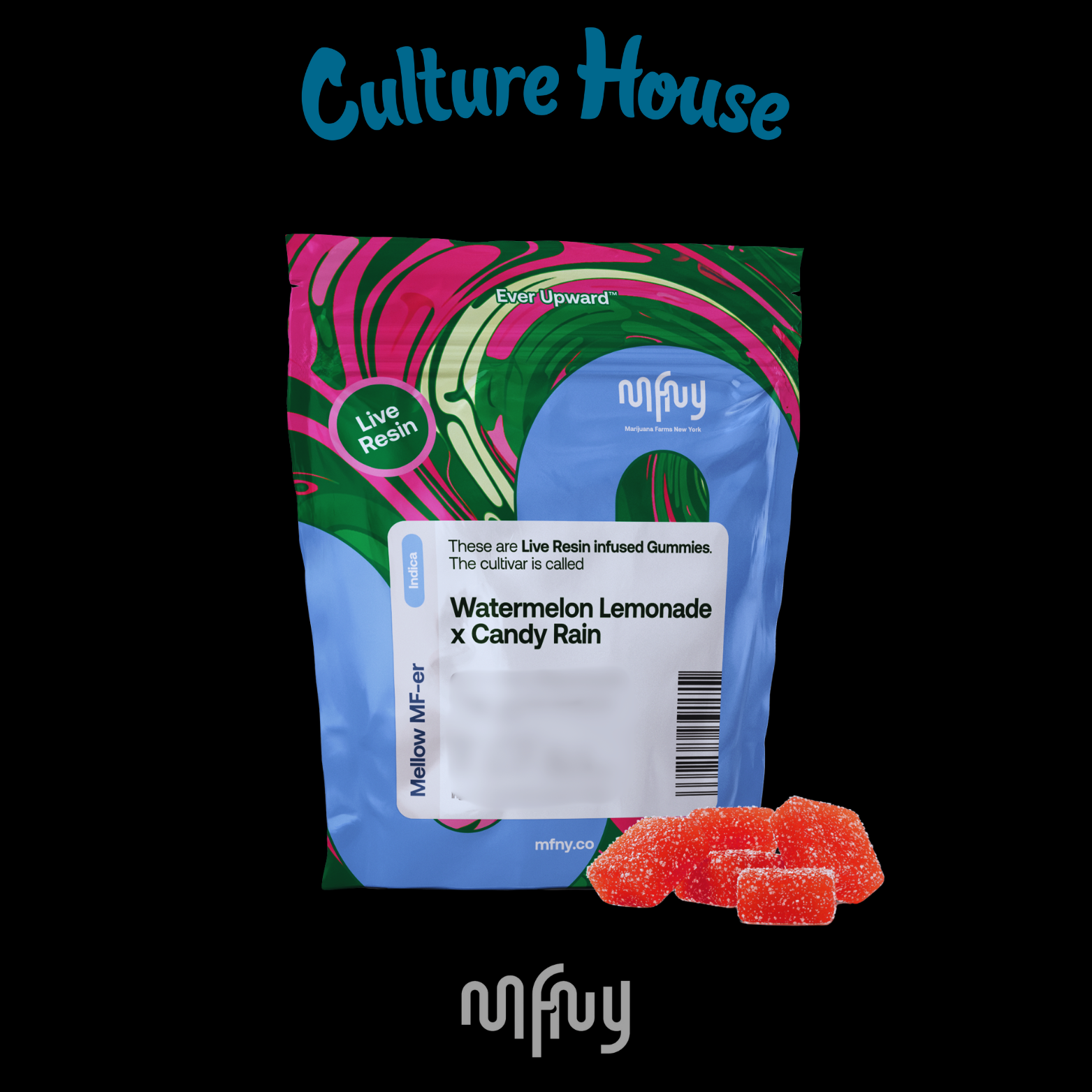 Photograph of product: MFNY | Watermelon Lemonade x Candy Rain | Live Resin | 100mg