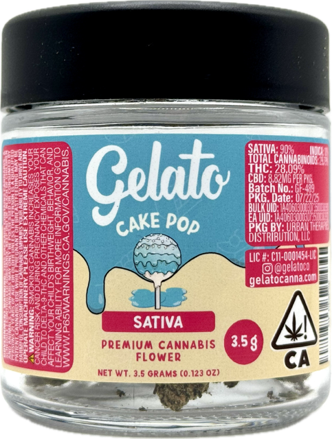 Photograph of product: Cake Pop 3.5g Jar - Gelato