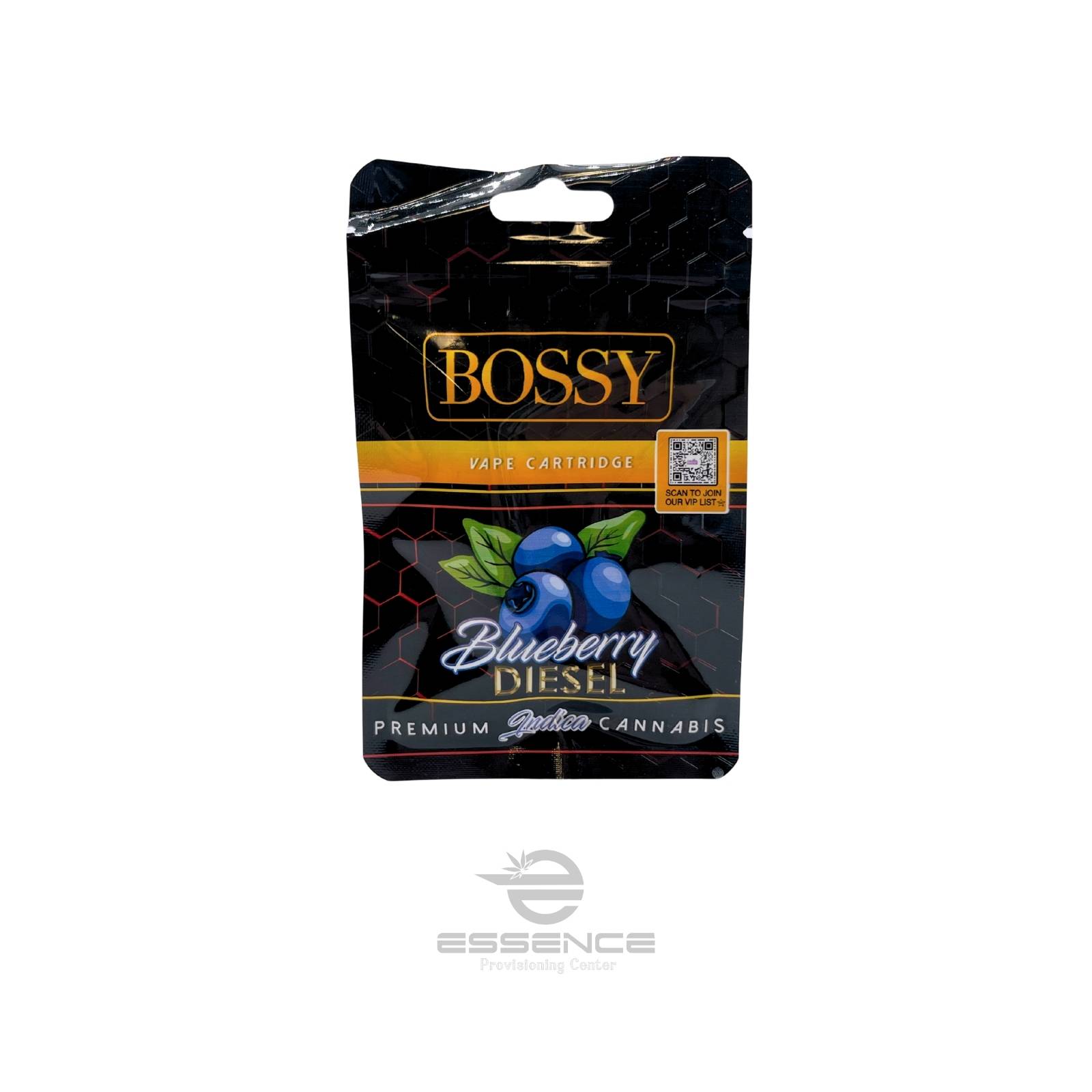 Photograph of product: Bossy - Blueberry Diesel Vape Cart - (Oui'd)