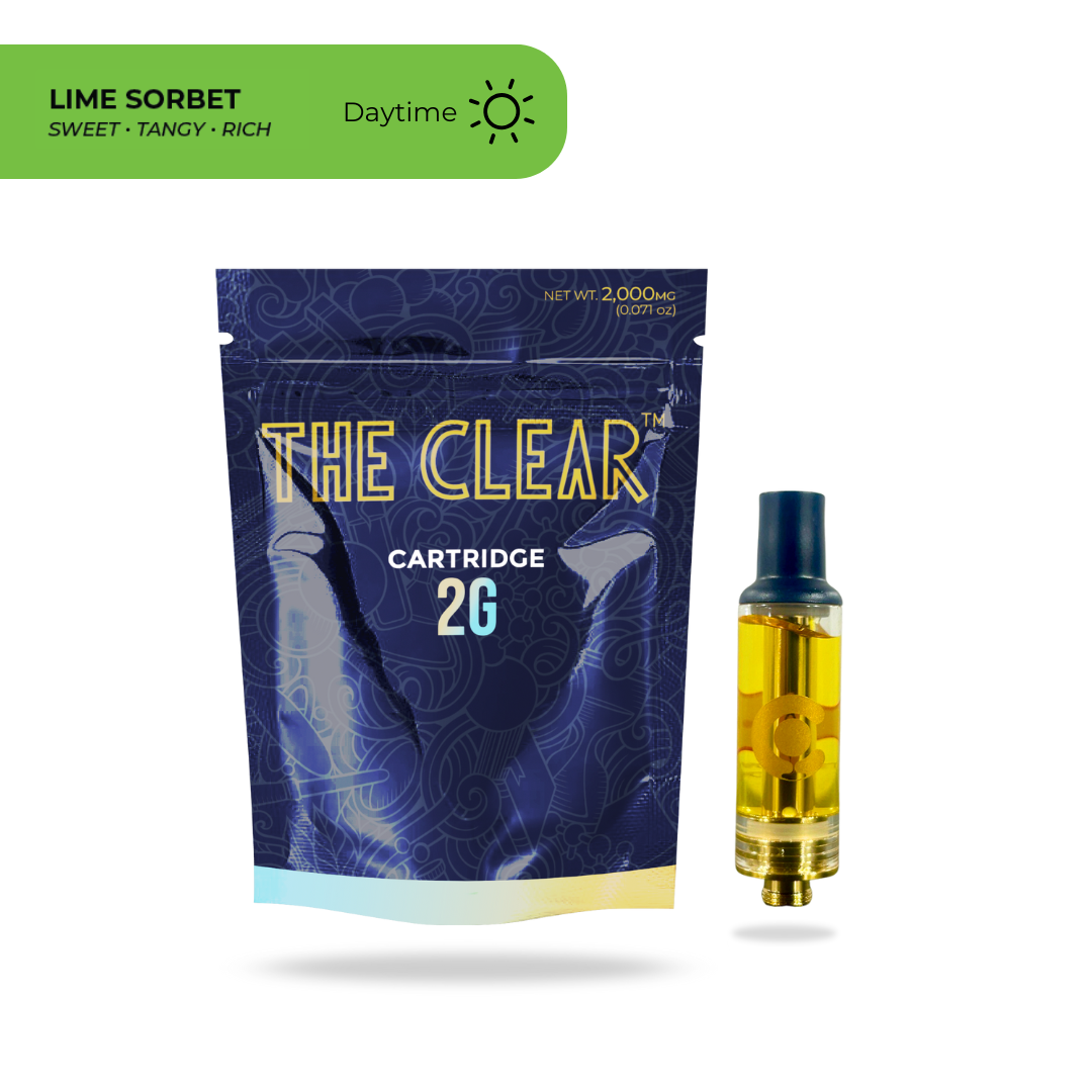 Photograph of product: The Clear | Lime Sorbet Cartridge | 2g