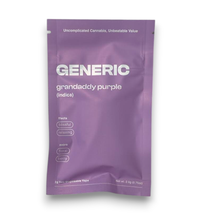 Photograph of product: Grandaddy Purple Disposable