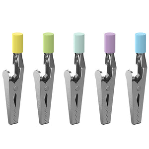 Photograph of product: White Rhino Crutch Clip - Roach Clip Glow in the Dark